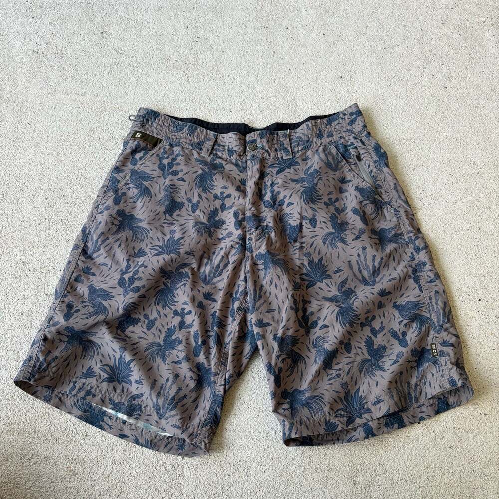 Howler Brothers Men's Cactus and Rooster Print Hybrid Shorts